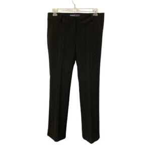 Cherokee Black Lightweight Pleated Straight Tapered Slack Trouser Dress Pants